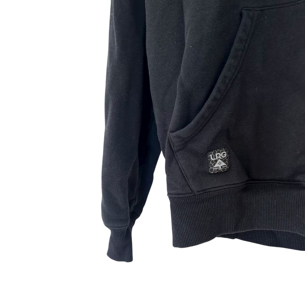 LRG Black Spell Out Hoodie Sz M - Picture 6 of 7